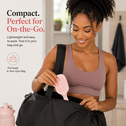 ⭐️⭐️⭐️⭐️⭐️  The Hair-Be Gone™ Self-Cleaning Brush | One-Click Hair Removal Detangling Brush