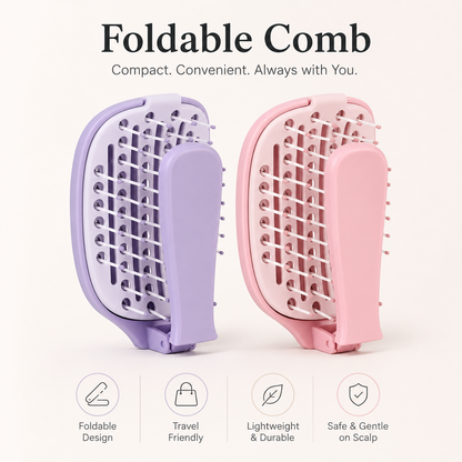 ⭐️⭐️⭐️⭐️⭐️  The Hair-Be Gone™ Self-Cleaning Brush | One-Click Hair Removal Detangling Brush